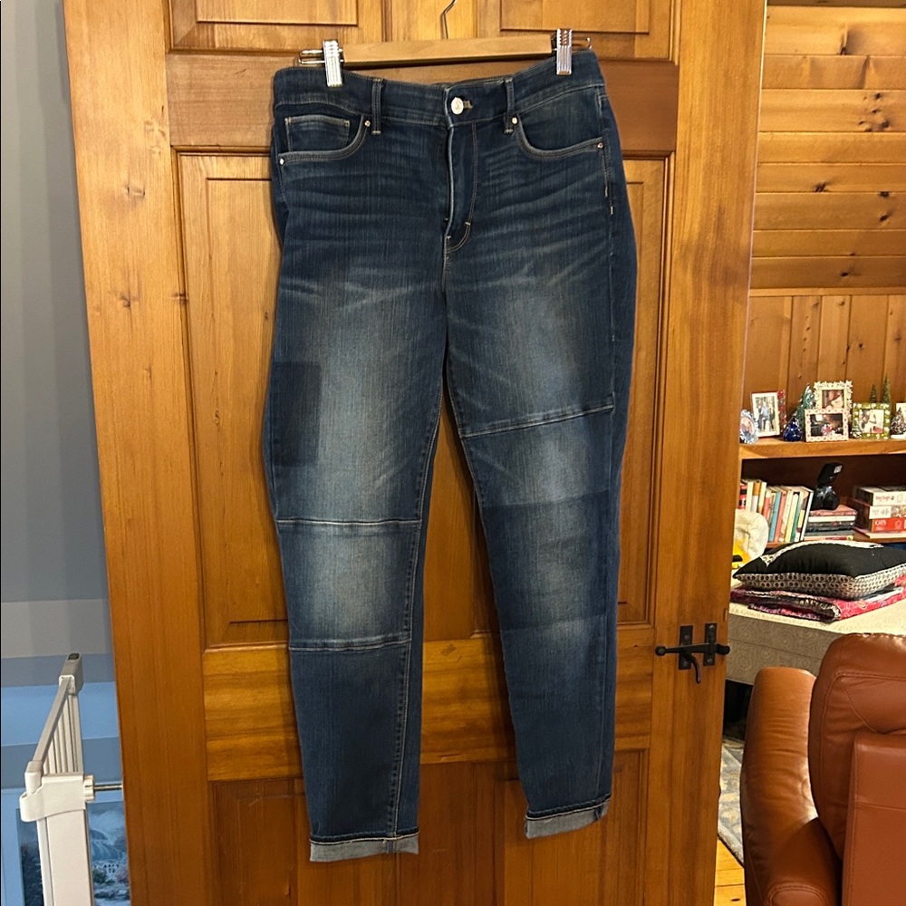 White House Black Market Dark Wash Boyfriend Jeans